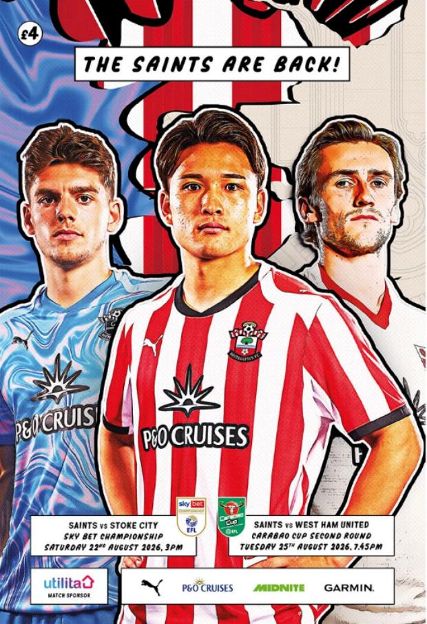 SOUTHAMPTON v STOKE CITY / WEST HAM (LEAGUE CUP) 2026/27